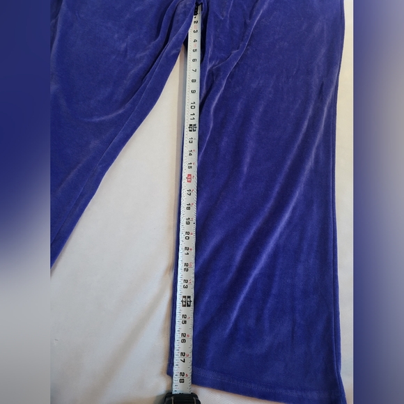 VTG 90s Glitterscope Purple & Rhinestone Valour Tracksuit Womens Plus Size 3x - Picture 10 of 11